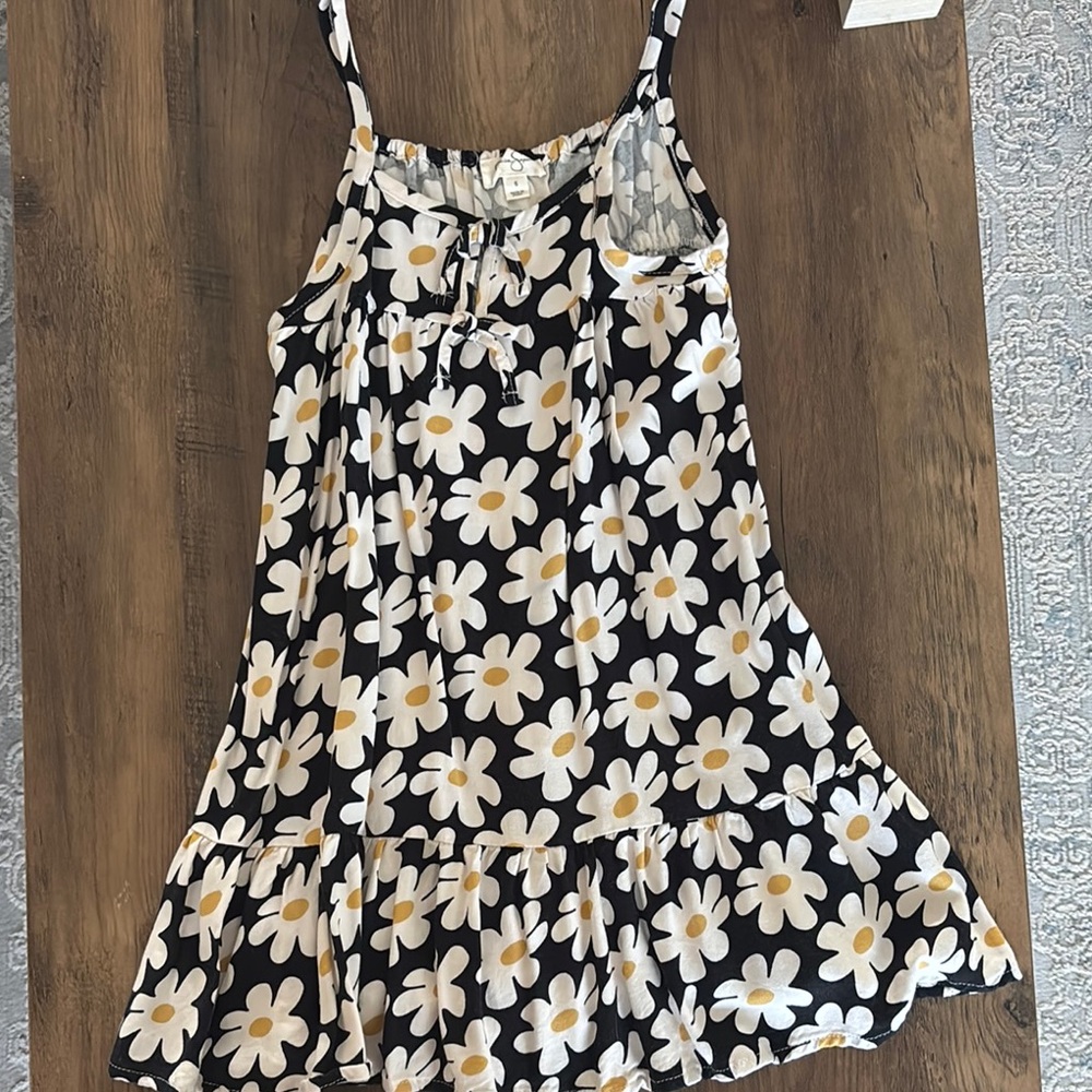 Jessica Simpson White Cream Sundress Sleeveless Spaghetti Strap